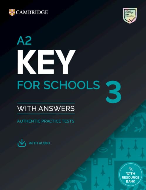 Libro: A2 Key for Schools 3 Student's Book with Answers with Digital Pack (KET Practice Tests)