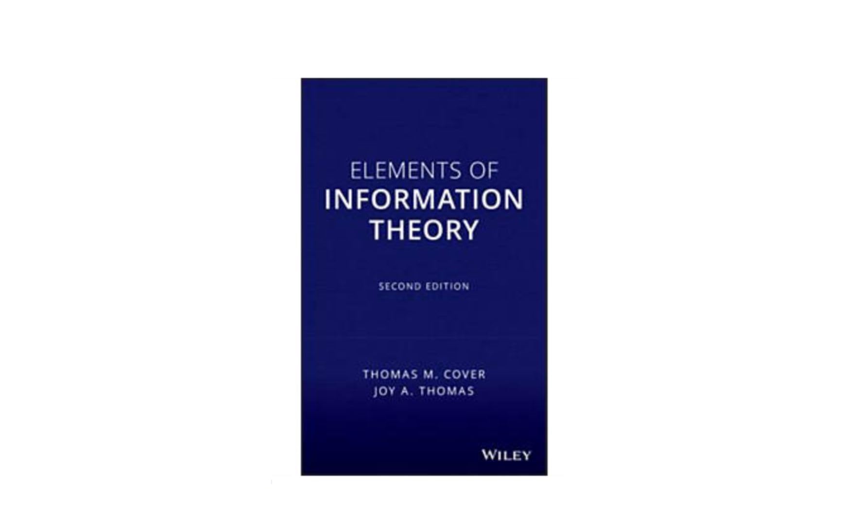 Libro: Elements of Information Theory