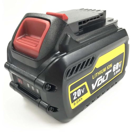 Hktenhope-【Actualización】-Batería-de-repuesto-para-herramienta-eléctrica-de-20-V/60-V-9,0-Ah-para-taladro-Dewalt-DCB606-DCB612-DCB609-DCB205-DCB200-Reemplazar-por-batería