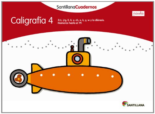 Libro: CALIGRAFIA 4 PAUTA SANTILLANA CUADERNOS
