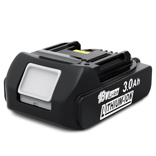 Batería-de-repuesto-Leyootoolelec-para-Makita-de-18-V:-3,0-Ah,-compatible-con-baterías-de-iones-de-litio-BL1830B,-BL1815B,-BL1860B,-BL1850B,-BL1860,-BL1850,-BL1840B-y-LXT-(paquete-de-1)