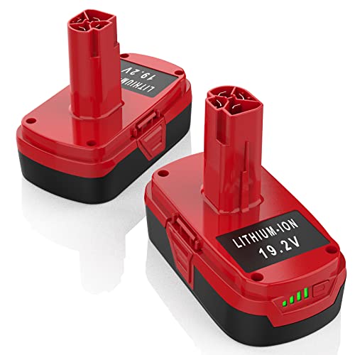 Paquete-de-2-baterías-Energup-de-19,2-V-y-3,5-A-para-Craftsman-de-19,2-V-de-litio-para-C3-XCP-(130279005,-1323903,-130211004,-11045,-315.115410-y-315.11485).