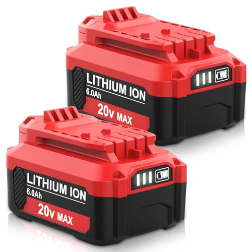 Batería-Dosctt-CMCB206-de-iones-de-litio-de-6000-mAh-y-20-V,-compatible-con-Craftsman-V20-Volt-Battery-CMCB206-CMCB204-CMCB204-2-CMCB209-CMCB202-CMCB202-2-(roja)