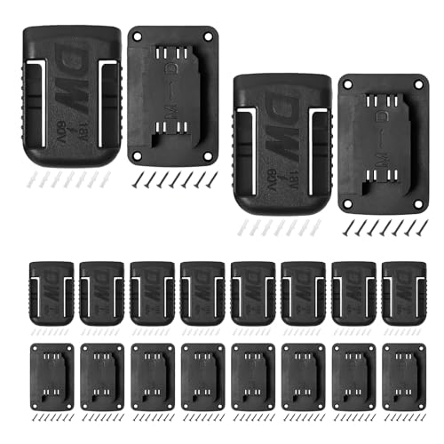 Portaherramientas-y-soporte-de-batería-para-taladro-a-batería-Dewalt-de-20-V,-colgador-de-pared,-estante-de-almacenamiento-para-Milwaukee-M18-(negro)