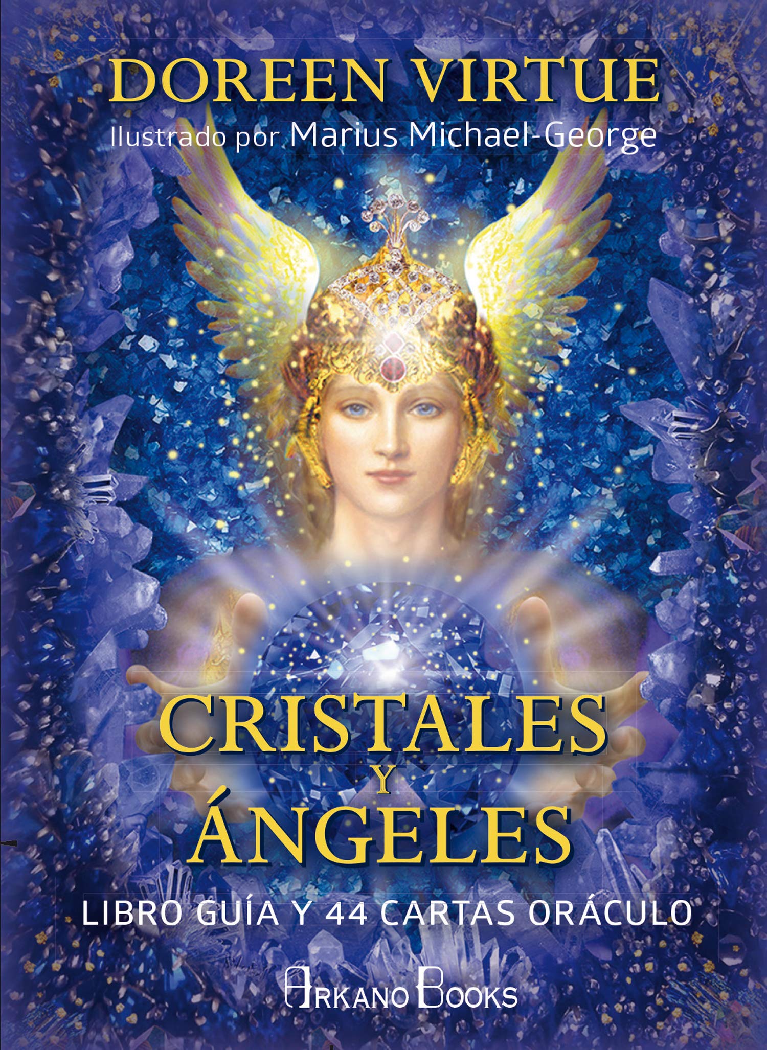 Libro: Cristales y Ángeles: Libro guía y 44 cartas oráculo (DOREEN VIRTUE)