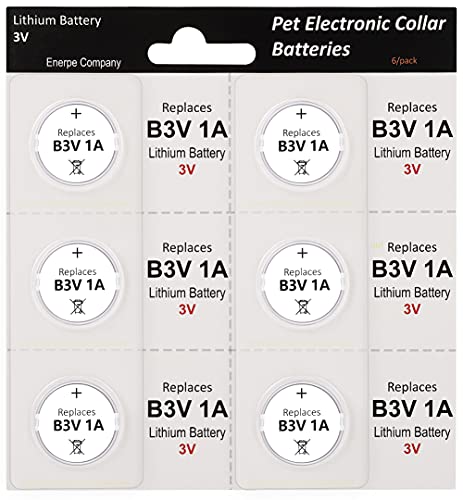 Batería-de-repuesto-Enerpe-B3V-1A-de-alta-capacidad,-compatible-con-collares-electrónicos-de-alta-tecnología-MS-4-y-MS-5,-paquete-de-6
