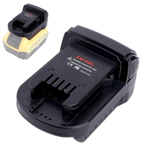 Adaptador-Kotoate-compatible-con-batería-Dewalt-20V-Max-para-reemplazo-de-batería-M-18-18V,-adaptador-DW18ML-compatible-con-herramientas-eléctricas-inalámbricas-Mil-Waukee-18V