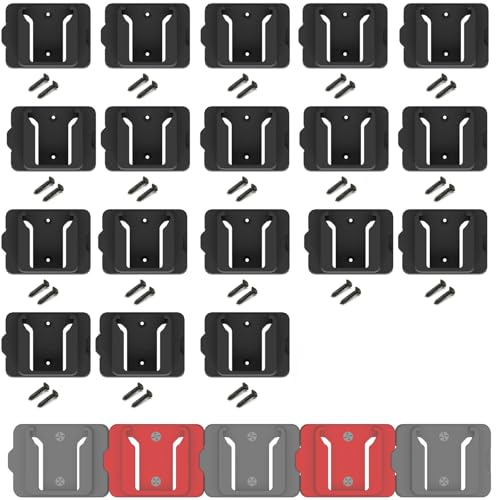 Soporte-de-batería-Gijok-para-Milwaukee-18-de-18-V-(sin-batería),-18-paquetes-de-almacenamiento-de-baterías-para-pared,-furgoneta,-estantería-y-caja-de-herramientas.