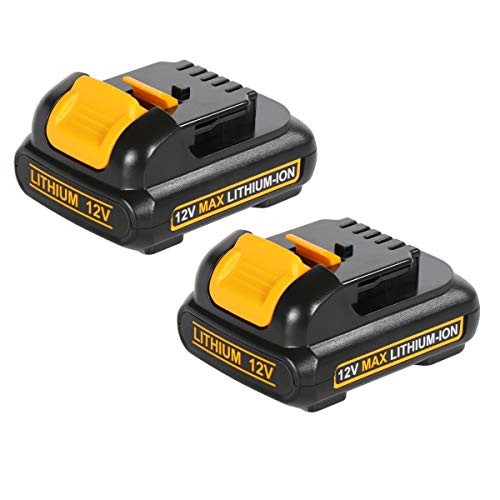 Batería-de-iones-de-litio-Geelink-DCB120-(2-unidades)-de-repuesto-para-Dewalt-de-12-V-(DCB124-XJ,-DCB120,-DCB123,-DCB127,-DCB122,-DCB124,-DCB121)