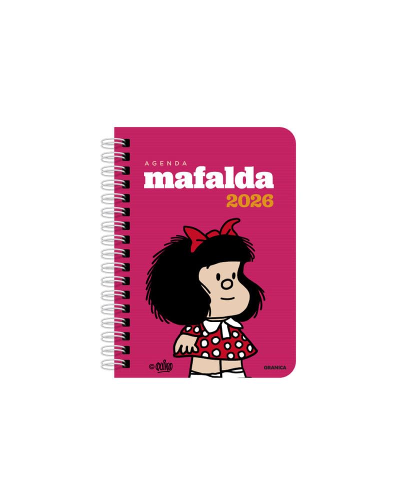 Libro: Mafalda 2026, Agenda Día x Página