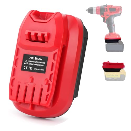 Adaptador-TPDL-para-herramientas-inalámbricas-Craftsman-V20,-compatible-con-DeWalt-20-V-y-batería-de-litio-Milwaukee-M18.-Convierte-a-la-nueva-herramienta-eléctrica-Craftsman-de-20-V-(solo-adaptador).