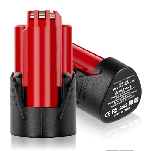 Baterías-de-repuesto-BATWAYPRO-de-3000-mAh-para-48-11-2411,-48-11-2412,-de-iones-de-litio-de-12-V,-compatibles-con-herramientas-inalámbricas-originales-de-12-V-y-chaqueta-térmica-48-11-2401-y-48-11-2420.