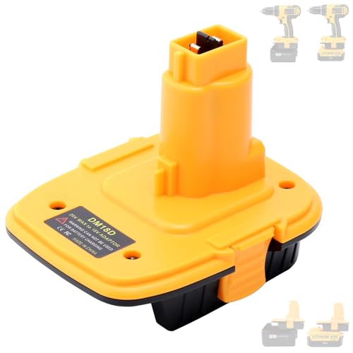 Adaptador-de-batería-Tulepowceeng-DM18D-compatible-con-herramientas-Dewalt-de-18-V.-Convierte-baterías-Dewalt-de-20-V-o-Mil-Waukee-de-iones-de-litio-de-18-V-para-herramientas-eléctricas-inalámbricas-de-18-V.