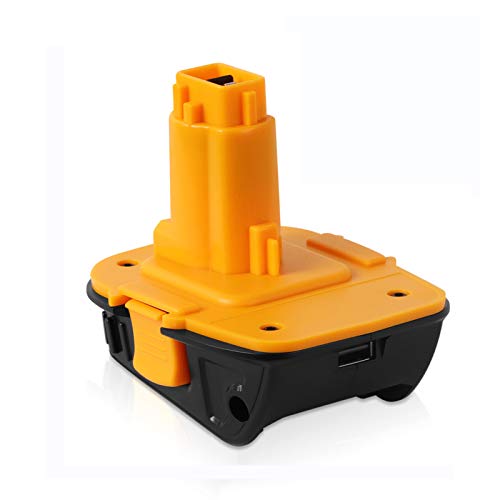 Adaptador-de-batería-DSANKE-DCA1820-para-Dewalt-de-20-V-a-18-V.-Convierte-baterías-de-20-V-(DCB200,-DCB201,-DCB609)-a-baterías-Dewalt-de-18-V-(DC9096,-DC9098,-DW9096,-DW9099)-con-puerto-USB.