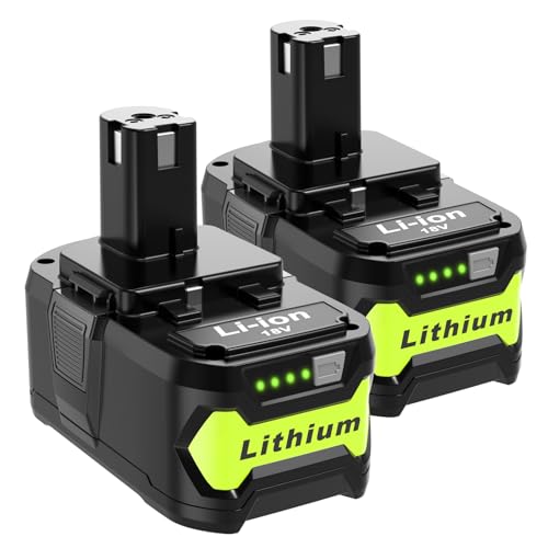 Baterías-Koedsion-de-18-voltios-y-5000-mAh,-paquete-de-2,-repuesto-para-batería-Ryobi-de-18-V-y-5,0-Ah-P102,-P103,-P104,-P105,-P107,-P108,-P109,-compatible-con-herramientas-eléctricas-inalámbricas-Ryobi-one+-de-18-V-y-cargador.
