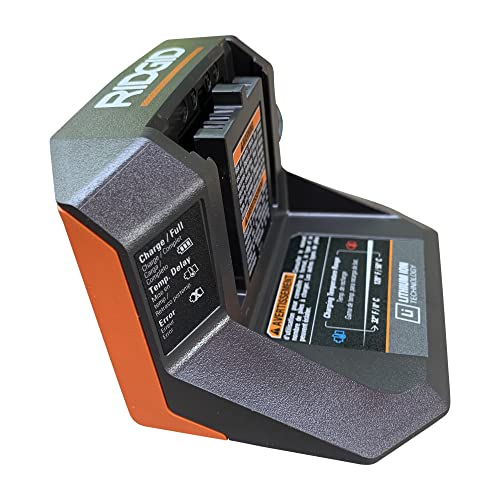 Cargador-de-repuesto-R86093,-compatible-con-todas-las-baterías-RIDGID-de-18-V,-pieza-original-del-fabricante.