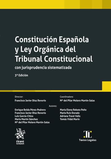 Libro: Constitución española y ley orgánica del tribunal constitucional con jurisprudencia 3ª edición