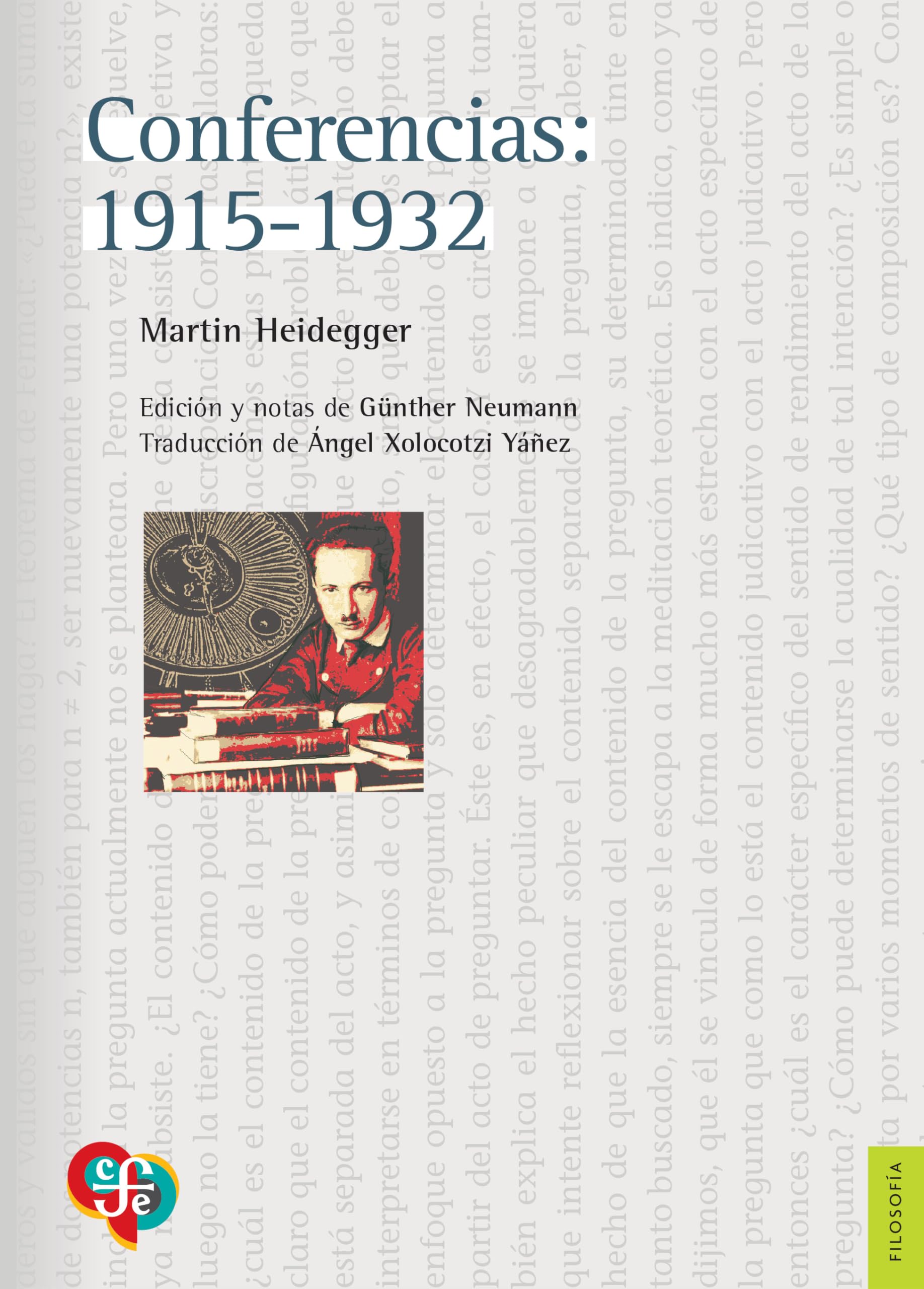Libro: CONFERENCIAS: 1915-1932 (FILOSOFIA)