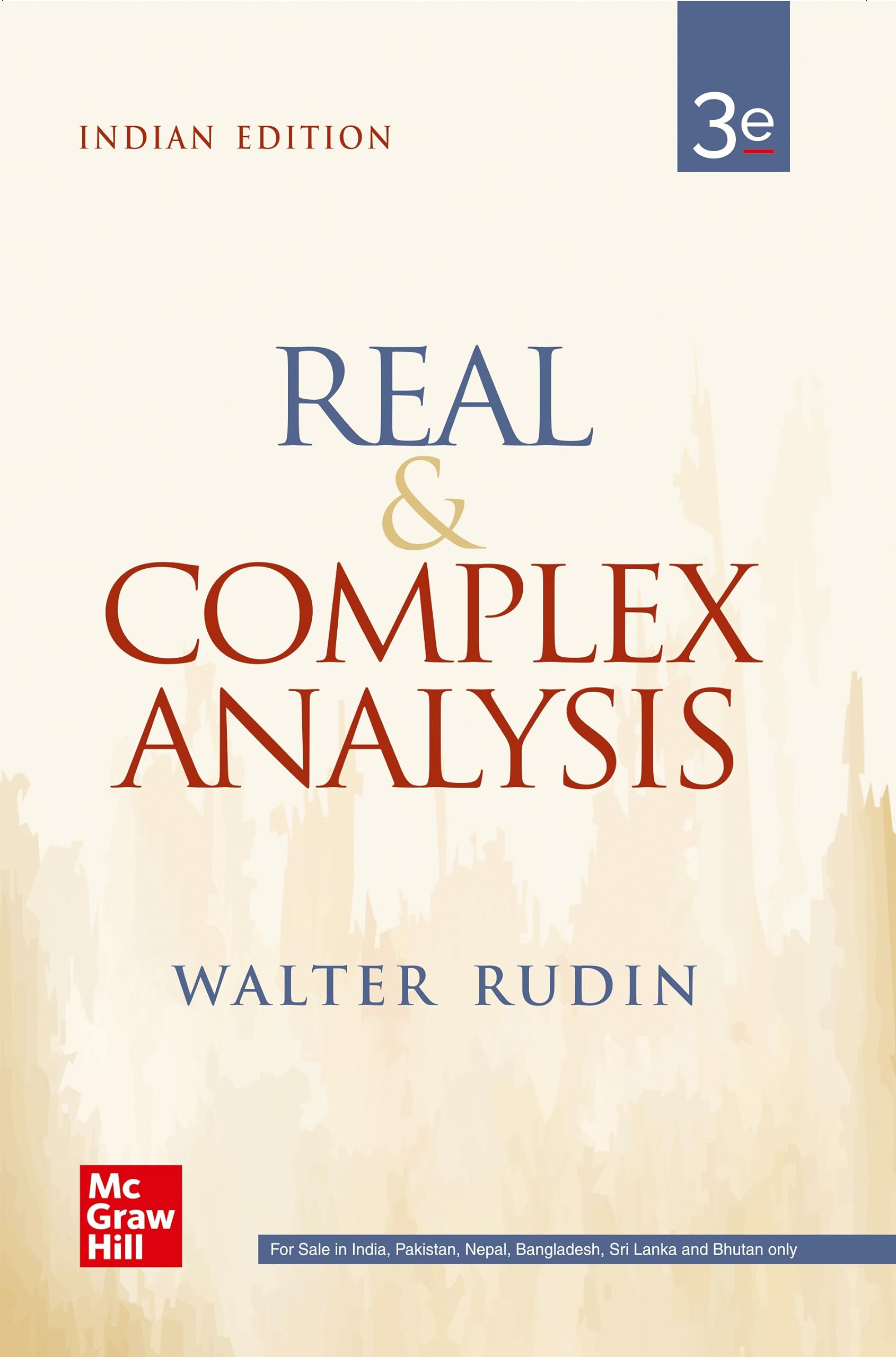 Libro: REAL AND COMPLEX ANALYSIS 3RD EDITION