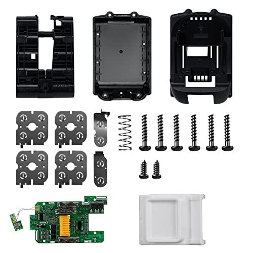 Placa-de-circuito-impreso-de-18-V-con-estuche-para-batería-de-iones-de-litio-(10-celdas)-para-Makita-BL1830,-BL1840,-BL1850B-2,-BL1845,-BL1815,-BL1820,-BL1860B-y-LXT-400-(sin-batería)-de-4-Ah,-5-Ah-y-6-Ah.