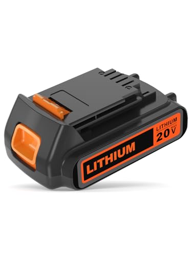 Batería-de-repuesto-IEFUU-de-20-voltios-máx.-2,0-Ah-para-Black-&-Decker-(20-voltios,-LBXR20,-LBX20,-LB20,-LB2X4020),-compatible-con-todas-las-herramientas-eléctricas-inalámbricas-Black-&-Decker-de-20-V-y-baterías-de-iones-de-litio-B&D.