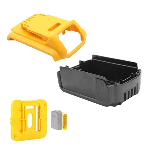 Estuche-de-batería-Akocire-de-18-V/20-V-(4,0-Ah,-5,0-Ah)-para-baterías-Dewalt-DCB200,-DCB201,-DCB203,-DCB204-y-DCB205.-Kit-de-cubierta-de-plástico-para-batería-18650-de-10-celdas-con-soporte.