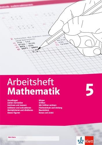 Libro: Arbeitsheft Mathematik. Arbeitsheft mit Lösungsheft Klasse 5