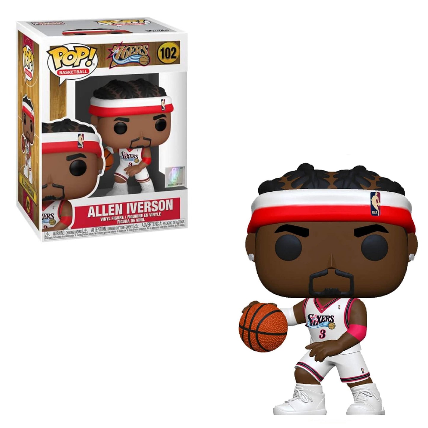 Funko Pop! NBA: Legends - Allen Iverson - Sixers Home