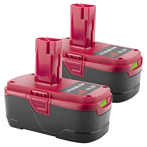 Batería-de-litio-de-repuesto-C3-de-19,2-V-y-6000-mAh-para-herramientas-eléctricas-inalámbricas-Craftsman-C3-XCP-11375,-130279005,-1323903,-130211004,-11045,-315.115410-y-315.11485-(2-unidades)