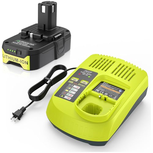 Batería-de-repuesto-Stairlie-P103-de-18-V.-Cargador-de-batería-P117-de-12-V-18-V-para-Ryobi.-Combo-de-batería-y-cargador-compatible-con-P100,-P102,-P104,-P105,-P107,-P108,-P109-y-P190.-Cargador-para-Ryobi-de-iones-de-litio,-NiCad-y-NiMH.