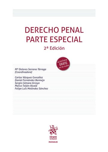 Libro: Derecho Penal Parte Especial 2ª Edición