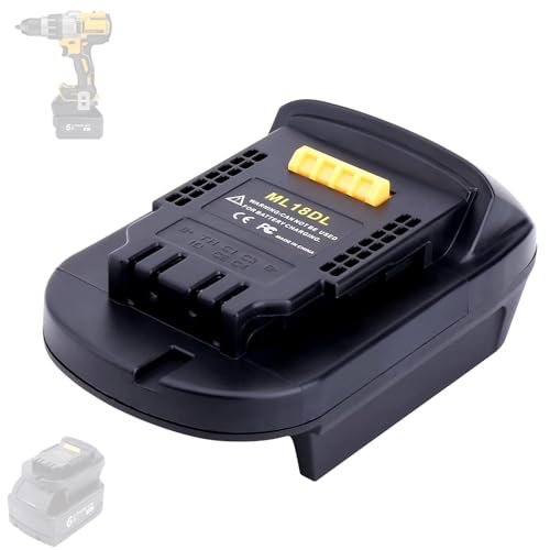 Adaptador-de-batería-Tulepowceeng-compatible-con-herramientas-Dewalt-de-20-V.-Convierte-baterías-Mil-Waukee-de-18-V-en-baterías-de-repuesto-de-20-V.