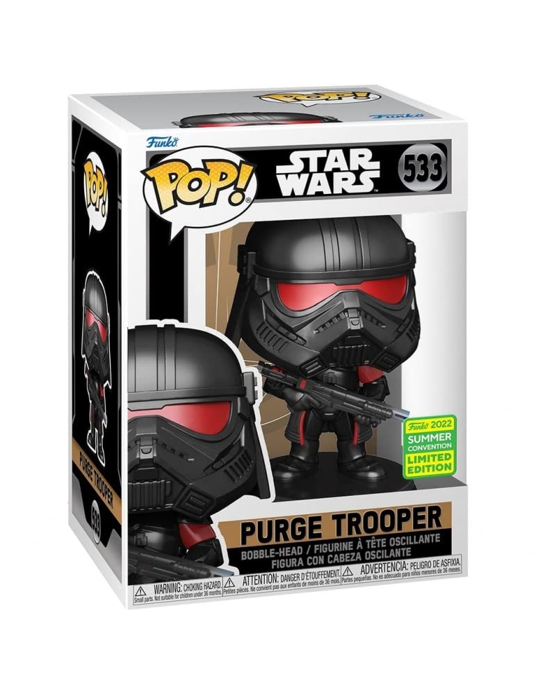 Funko Pop: POP 'Funko Pop! Star Wars: OBI-Wan Kenobi- Purge Trooper (SDCC'22), Collectible Action Figura de Vinilo - 65334, Multicolor, small 4.75in