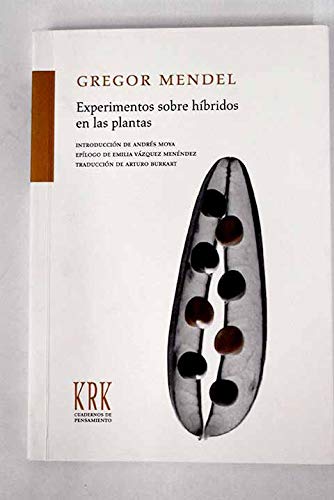 Libro: EXPERIMENTOS SOBRE HIDRIDOS EN LAS PLANTAS