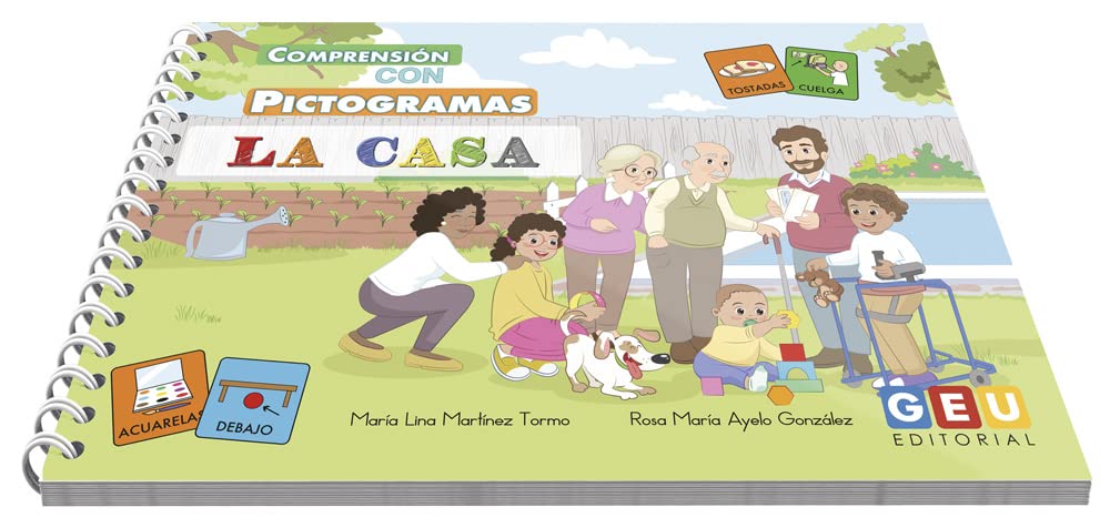 Libro: Comprensión con pictogramas 2. La casa