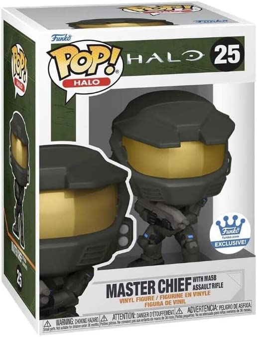 Funko Pop! Halo | Master Chief – 25 | 20th Anniversary Funko Exclusivo Protector and Box Include