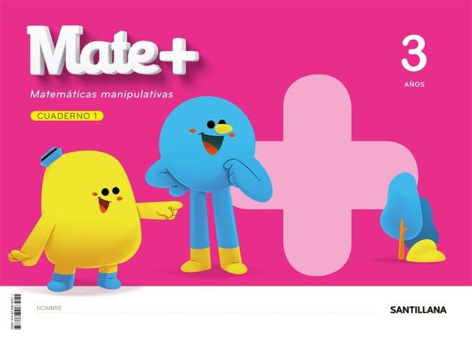 Libro: MATE + MATEMATICAS MANIPULATIVAS 3 AÑOS