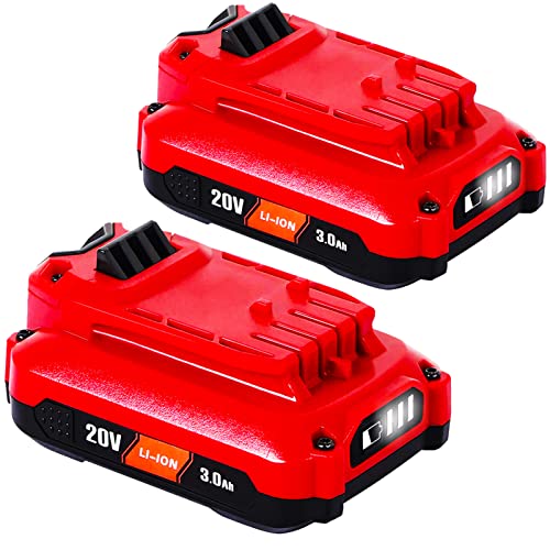 TenHutt-【Actualización】-Paquete-de-2-baterías-de-repuesto-de-20-V-y-3,0-Ah-para-Craftsman-20-V,-batería-V20-de-iones-de-litio-CMCB205-CMCB204-CMCB206-CMCB202-CMCB201,-herramientas-eléctricas-inalámbricas-de-20-V