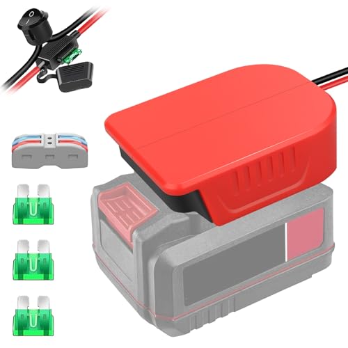 Adaptador-DIY-para-Power-Wheel-para-conector-de-alimentación-de-batería-Bauer-de-20-V-para-coche-de-juguete-RC,-camión-o-bicicleta-eléctrica,-con-fusible-y-terminales-de-cable-(cable-de-14-AW)