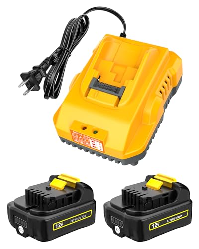 COOMYXIN---Paquete-de-2-baterías-de-repuesto-de-3,0-Ah-para-Dewalt-de-12-V-y-cargador-de-batería-DCB112,-compatible-con-baterías-Dewalt-de-12-V-y-20-V