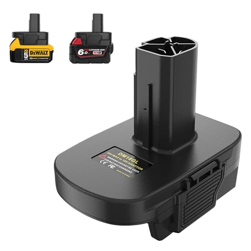 Adaptador-de-batería-DM18GL,-compatible-con-baterías-Dewalt-de-18-V-a-20-V-y-Milwaukee-M18-de-18-V.-Convierte-a-batería-Craftsman-de-19,2-V.-Úsalo-para-herramientas-eléctricas-Craftsman-de-níquel-de-19,2-V.