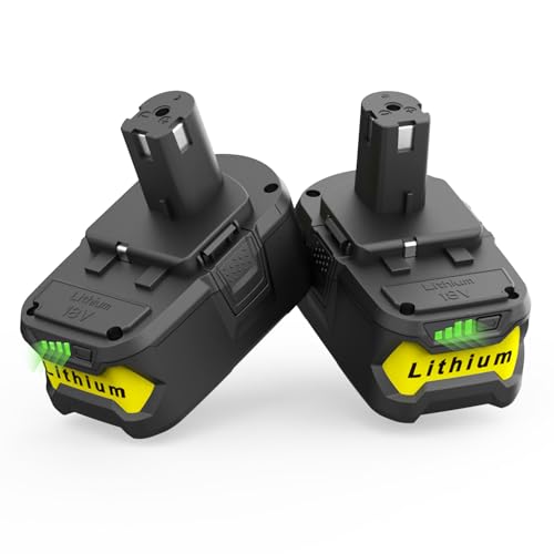 Batería-de-repuesto-Powilling-de-6,5-Ah-(2-paquetes)-para-Ryobi-de-18-V,-baterías-de-iones-de-litio-de-18-V-para-herramientas-inalámbricas-Ryobi-One-de-18-V,-P108,-P107,-P105,-P104,-P103-y-P102.