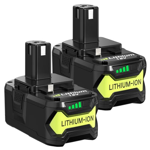 Paquete-de-2-baterías-de-iones-de-litio-de-8,0-Ah-y-18-V-de-alta-capacidad-para-Ryobi-de-18-V,-compatibles-con-herramientas-inalámbricas-Ryobi-P102,-P103,-P104,-P105,-P107-y-P108-(verde).