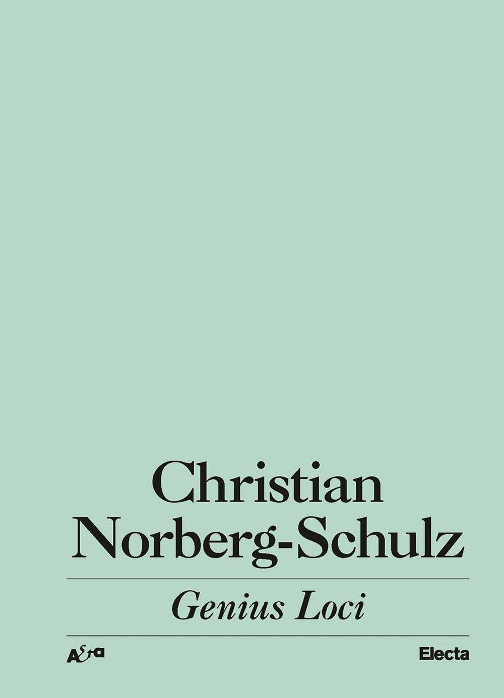 Libro: GENIUS LOCI