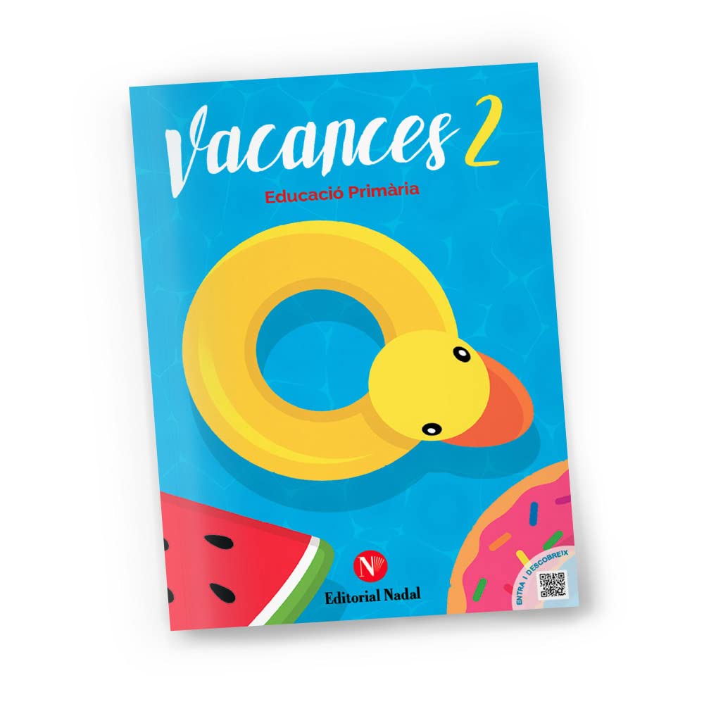Libro: Vacances 2n Primària – Quadern d'Estiu amb Activitats de Llengua, Matemàtiques i Medi Natural | Inclou Vídeos i Manualitats | 7 a 8 Anys