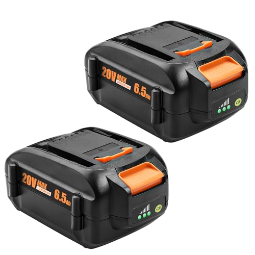 Ahomtikk---Paquete-de-2-baterías-de-repuesto-de-6,5-Ah-para-Worx-de-20-V-(WA3520,-WA3525,-WA3575,-WA3578-y-WA3674),-compatible-con-Worx-de-20-V,-herramientas-Power-Share,-WG151s,-WG155s,-WG251s,-WG255s,-WG540s-y-WG545s