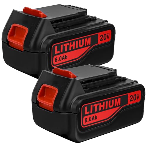Batería-de-repuesto-LBXR20-de-20-V-y-6,0-Ah-para-Black-and-Decker,-batería-de-litio-de-20-V-(máx.-LBXR20,-LB20,-LBX20,-LST220,-LBXR20B-2,-LB2X4020),-compatible-con-herramientas-Black-and-Decker-de-20-V-(LCS1020,-LDX20C,-LSW221-Rojo).