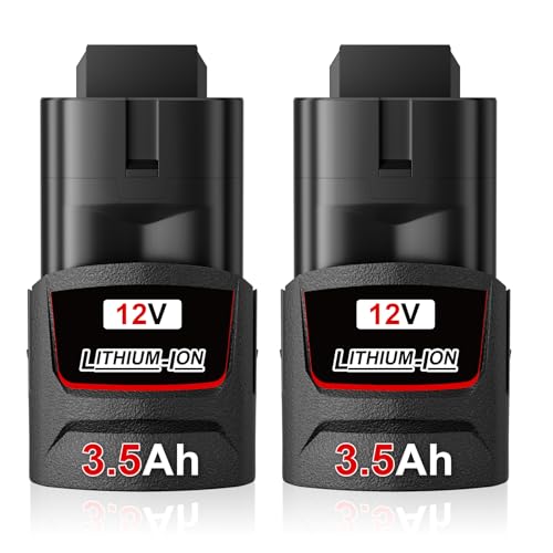 GROWFEAT---Batería-de-repuesto-de-3,5-Ah-y-12-V-para-Milwaukee-M-12-(iones-de-litio),-compatible-con-herramientas-inalámbricas-Milwaukee-de-12-V:-48-11-2411,-48-11-2420,-48-11-2401,-48-11-2402,-48-11-2430-y-48-11-2440-(paquete-de-2)