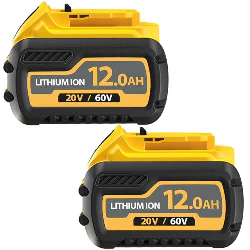 Diancrithm---Paquete-de-2-baterías-de-repuesto-de-12000-mAh-para-Dewalt-20-V/60-V-Max,-compatibles-con-herramientas-eléctricas-inalámbricas-Dewalt-20-V/60-V-DCB606-DCB609-DCB612-DCB200-DCB206-DCB207