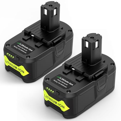 Batería-de-iones-de-litio-para-herramienta-inalámbrica-Ryobi-ONE+-(paquete-de-2,-6,0-Ah,-18-V,-P108)-de-repuesto-para-Ryobi-ONE+-(18-V,-P109,-P102,-P103,-P105,-P107)